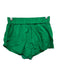 Daily Drills Size M Green Nylon & Spandex Athletic Elastic Waist Mini Shorts Green / M