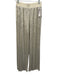 S'edge Size XS Silver & White Rayon Blend Elastic Waist Sequins Wide Leg Pants Silver & White / XS