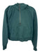 Lululemon Size XS/S Teal Blue Long Sleeve Half Zip pocket Hoodie Sweatshirt Teal Blue / XS/S
