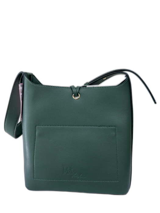 Mali + lili Green Leather GHW Shoulder Bag Bag Green / Small