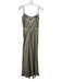 Birdy Grey Size S Green Polyester Spaghetti Strap Back Zip Dress Green / S