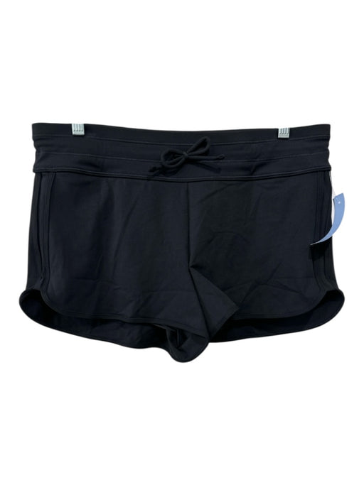 Athleta Size M Black Nylon Drawstring Waist Shorts Black / M