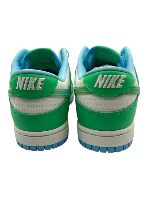 Nike Shoe Size 8 Green, White, Blue Leather Low Top Lace Up Sneakers Green, White, Blue / 8