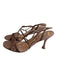 Circus NY Shoe Size 11 Mauve Manmade Material Strappy Rhinestone High Heel Shoes Mauve / 11