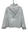 COS Size 8 White Cotton Long Sleeve Pintuck Button Front Ruffle Neckline Top White / 8