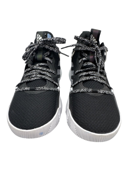 Adidas Shoe Size 8 Black & Wine Synthetic Lace Up Mesh Iridescent Sneakers Black & Wine / 8