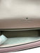 Kate Spade Metallic Pink Leather Flap Logo silver hardware Crossbody Strap Bag Metallic Pink / Small
