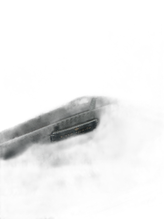 Kate Spade Black Saffiano PVC Flap Logo Gold Hardware Crossbody Bag Black / Small