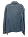 Not Yet Home Size XL Light Wash Cotton Long Sleeve Button Front Collar Top Light Wash / XL