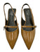 Franco Sarto Shoe Size 6.5 Tan Brown Manmade Material Pointed Toe Patent Pumps Tan Brown / 6.5