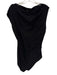 Veronica Beard Size 4 Black Viscose Sleeveless Asymmetric Neckline Top Black / 4