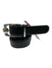 Montblanc Black Leather Silver Hardware Men's Belt Black / M/L