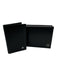 Montblanc Box Incl Black Saffiano Leather Silver Hardware Card Holder Wallet Black