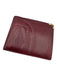 Cartier Box Incl Red Leather Gold Hardware Card Slots Logo Men's Wallet Red