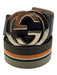 Gucci AS IS Brown & Multi Men's Belt Brown & Multi