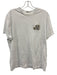Moncler Size XL White Cotton Solid Men's Short Sleeve Shirt White / XL