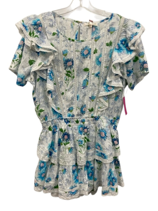 Loveshackfancy Cotton Natasha Dress - Blue