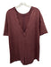 FP Movement Size XS Maroon Cotton & Elastane Short Sleeve Crew Neck Romper Maroon / XS