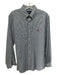 Ralph Lauren Size M Blue & White Cotton Plaid Button Down Long Sleeve Shirt Blue & White / M