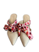 Botkier Shoe Size 10 Pink & Beige Leather & Manmade Pointed Toe Canvas Shoes Pink & Beige / 10