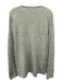 Georgia Alice Size 8 Light Green Cotton & Polyester Heathered Knit V Neck Top Light Green / 8