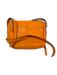 Aimee Kestenberg Orange Leather Flap Magnetic Close Crossbody Bag Orange / S