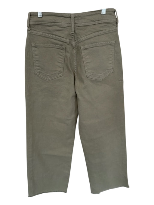 Just Black Denim Size 27 Sage green Cotton Blend High Waist Wide Leg Jeans Sage green / 27