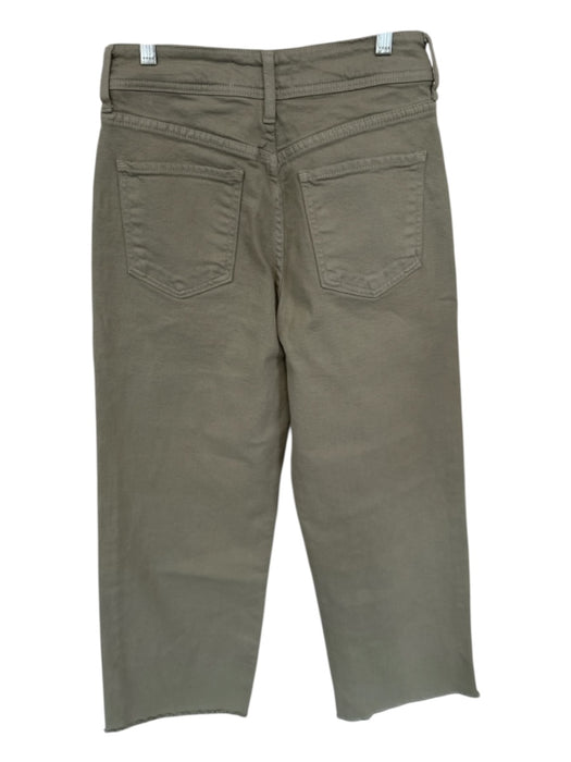 Just Black Denim Size 27 Sage green Cotton Blend High Waist Wide Leg Jeans Sage green / 27