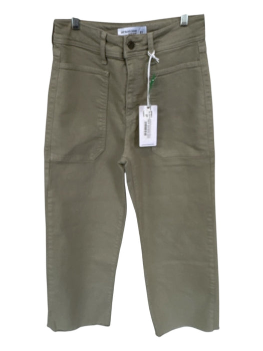 Just Black Denim Size 27 Sage green Cotton Blend High Waist Wide Leg Jeans Sage green / 27