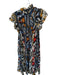 Maeve Size XS Multi Polyester Blend V Neck Butterfly Maxi Dress Multi / XS