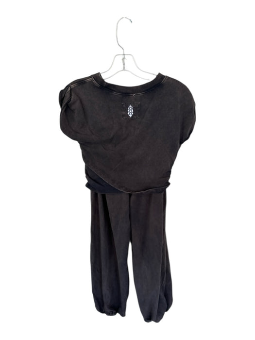 FP Movement Size S Bone Cotton Blend Elastic Waist Jogger T-Shirt Pant Set Bone / S