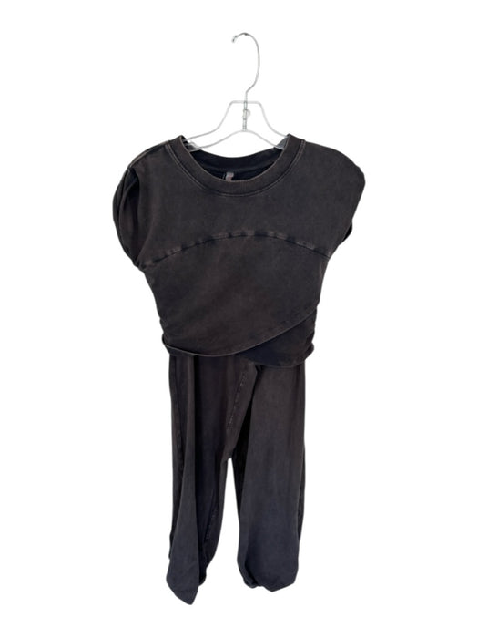 FP Movement Size S Bone Cotton Blend Elastic Waist Jogger T-Shirt Pant Set Bone / S