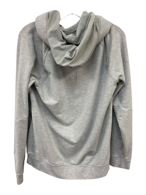 Lululemon Size S Light Gray Synthetic Heathered Athletic Hoodie Men's Jacket Light Gray / S