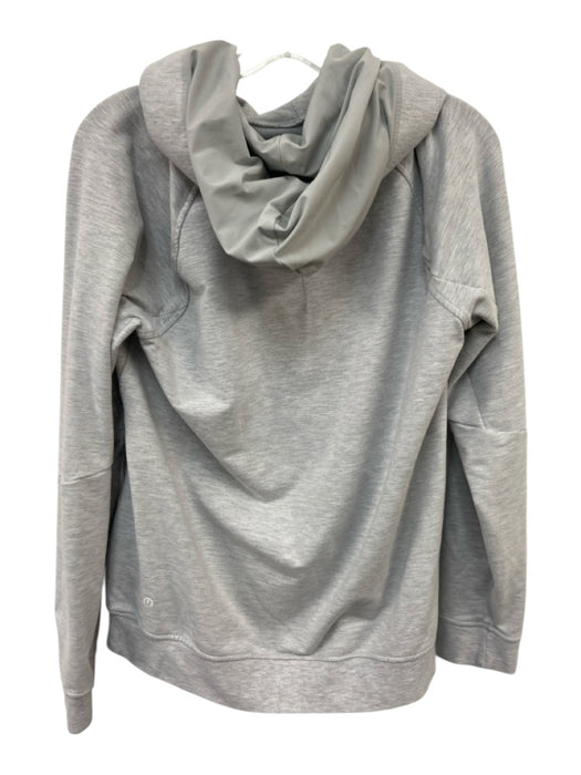 Lululemon Size S Light Gray Synthetic Heathered Athletic Hoodie Men's Jacket Light Gray / S