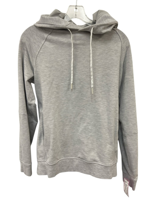 Lululemon Size S Light Gray Synthetic Heathered Athletic Hoodie Men's Jacket Light Gray / S