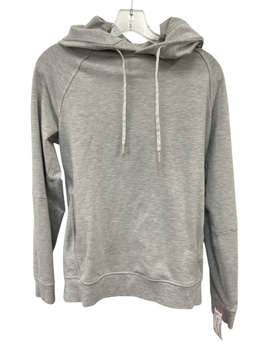 Lululemon Size S Light Gray Synthetic Heathered Athletic Hoodie Men's Jacket Light Gray / S