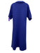 Emily McCarthy Size XS Blue Polyester & Spandex Short Puff Sleeve Collar Dress Blue / XS