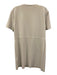 Zara Size M Beige Polyester Short Sleeve Flap Pocket Gold Buttons Mini Dress Beige / M