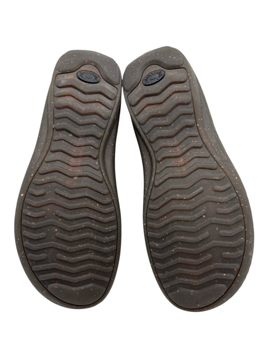 Ugg Shoe Size 10 Box incl. Black Leather Shearling Detail Men's Boots Black / 10