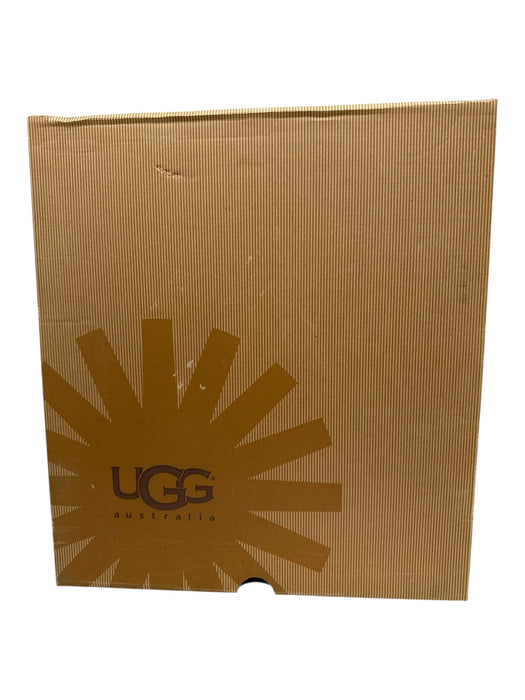 Ugg Shoe Size 10 Box incl. Black Leather Shearling Detail Men's Boots Black / 10