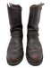 Frye Shoe Size 10.5 AS IS Dark Brown Leather Upper Round Toe Buckle Boots Dark Brown / 10.5