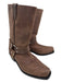 Figueroa Shoe Size 10 Box incl. Brown Leather Square Toe Harness Men's Boots Brown / 10