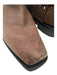 Figueroa Shoe Size 10 Box incl. Brown Leather Square Toe Harness Men's Boots Brown / 10