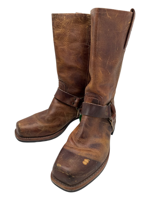 Frye Shoe Size 10 AS IS Brown Leather Harness Boot Men's Shoes Brown / 10