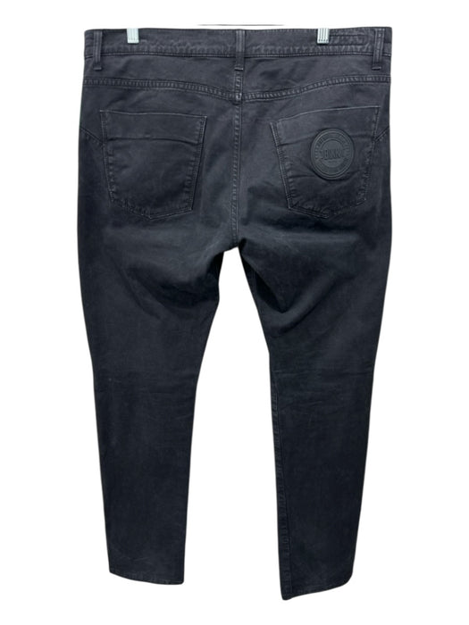 Bikkemberg Size 36 Black Cotton Solid Button Fly Men's Pants Black / 36