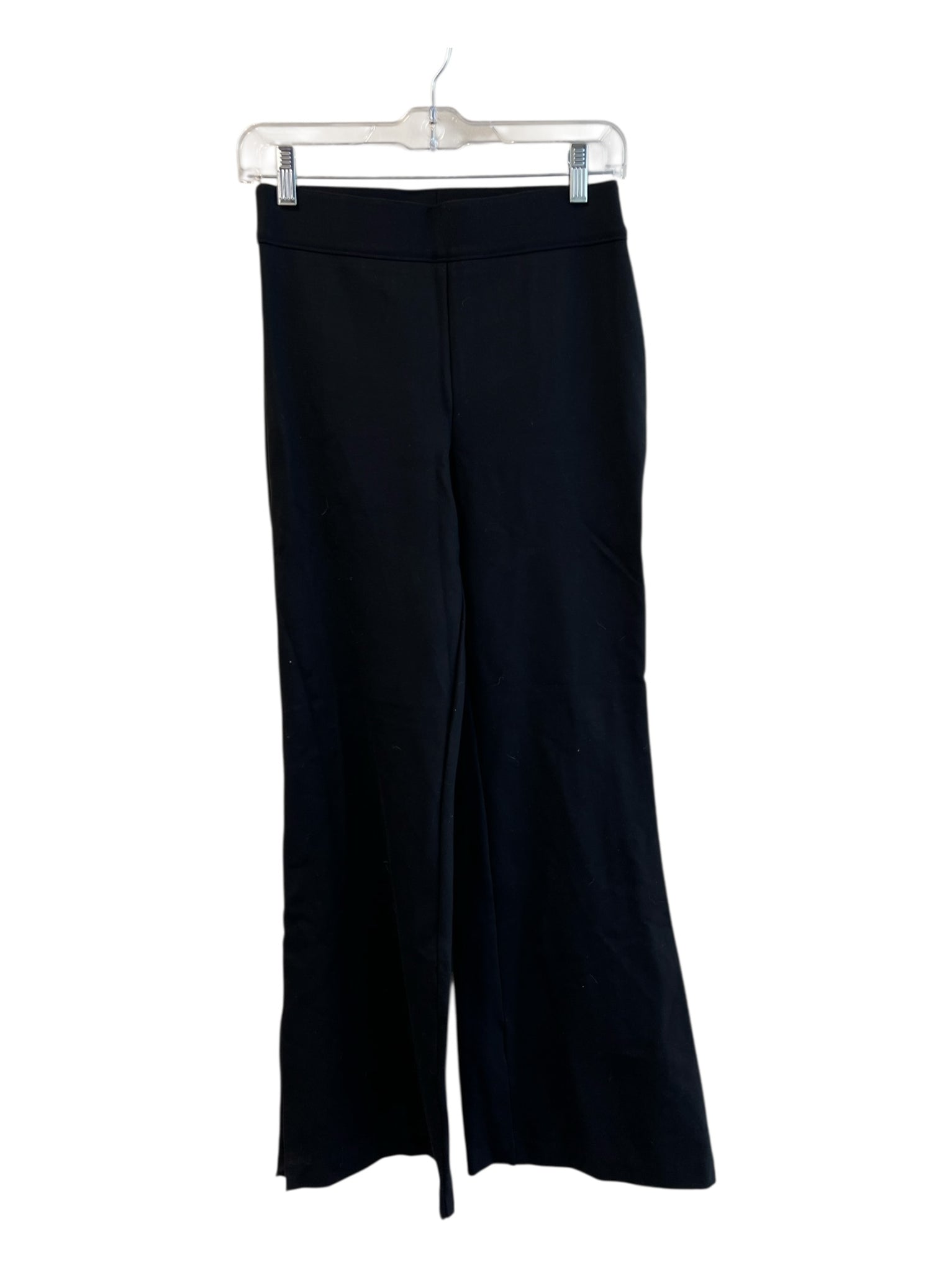 Spanx Size S Black Rayon Blend High Rise Wide Leg Seam Detail Pants ...