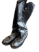Frye Shoe Size 9 Black Leather Round Toe small heel Knee High Boots Black / 9