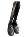 Frye Shoe Size 9 Black Leather Round Toe small heel Knee High Boots Black / 9