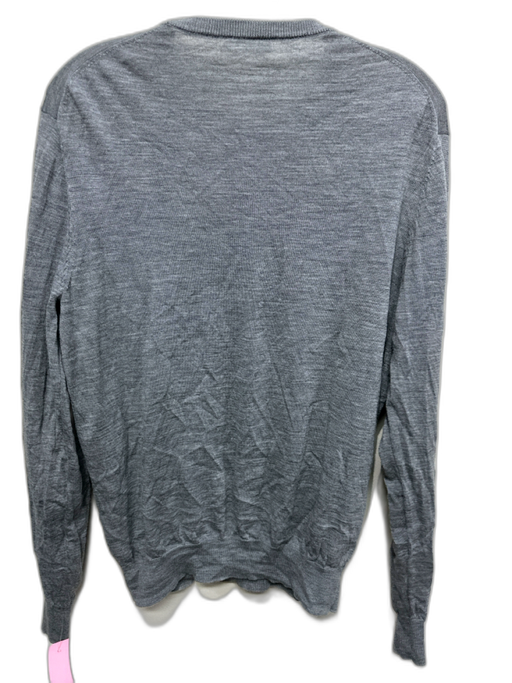 Suitsupply Size L Gray Wool Long Sleeve Men's Sweater Gray / L