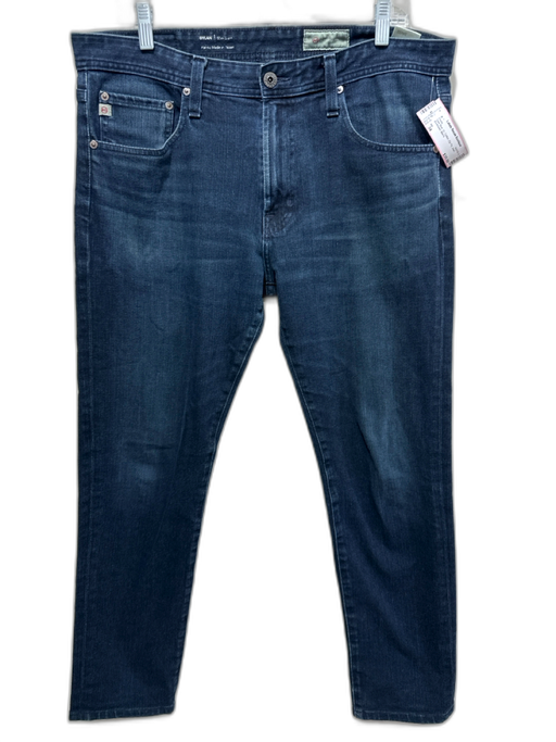 AG Size 34 Dark Blue Cotton Zip Fly Jean Men's Pants Dark Blue / 34